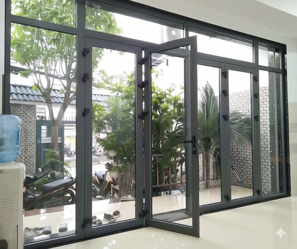 Nên lắp cửa nhôm kính loại nào tốt? Giá bao tiền 1m2?